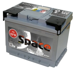 Lead-Acid Starter Battery for Internal Combustion Engines 12V EFB Space