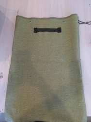 Durable Canvas Document Evacuation Bag for Secure Transport