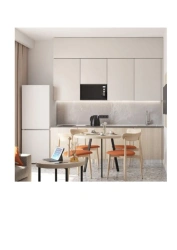 Kitchen Without Countertop, Without Appliances with Wall Panel