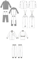 Men's Winter Protective Clothing Set for Spark and Splash Protection, Model: WinterGuard-2023