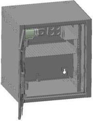 Wall-Mounted Reinforced Distribution Cabinet 12U - SHRN-12U-500-12