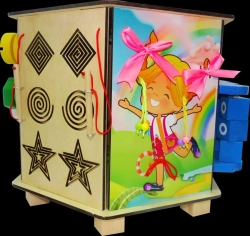 Educational Color Learning Cube for Kids - Bizikub VOSTORG