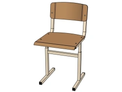 Height Adjustable Student Chair for Grades 2-4 / Model StU31