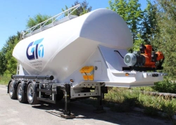 Bulk Material Tank Semi-Trailer CV for Transportation of Loose Cargo PPC-3 Mod 9999-0000010