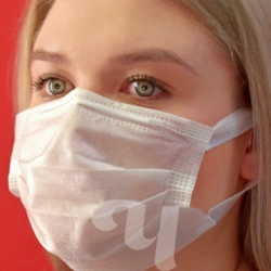 Medical Face Mask with Wide Elastic Bands, 75 pcs/pack, Code 603-797