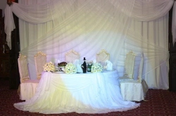 Decorative Drapery for Wall and Column Textile Design