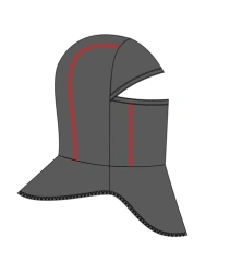 Fire-Resistant Hood for Protection Against Electric Arc Thermal Risks, Model Energo T/Sh-3