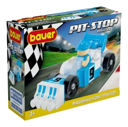 Educational Building Toy Set "Pit Stop" Racing Car by Bauer - 32 Pieces