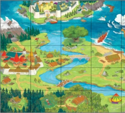 Fantasy Play Mat "Tale" 75x75cm