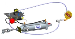 Pneumatic Door Actuator for Vehicles 40N1X50/145T1B006