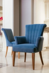 Comfortable Armchair with Solid Armrests