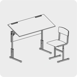 Student Drawing Desk