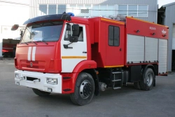 Fire Truck Tanker AC 5.0-70 Type 4673F1 on Kamaz 43253-G5 Chassis