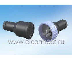 Industrial Cable Connector (Plug, Socket) Type IE9902A-II