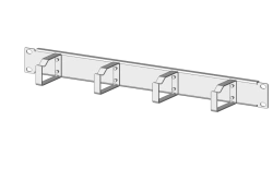 Cable Organizers for 19" Telecommunications Structures - Netfoul