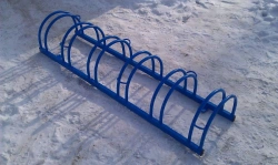 Decorative Semi-Circular Bicycle Parking for 10 Bikes - VP-3-10