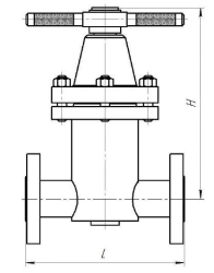 Flanged Bellows Shut-off Valve KZS