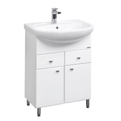 Aquaton Crystal 65 Sink Cabinet with Ceramic Basin