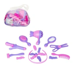 Hairdresser Play Set with Bag - 16 Pieces