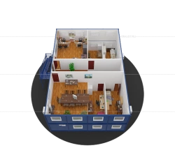 Modular Construction Building for Site Installation