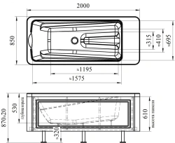 Radomir Hydrotherapy Medical Bath "Aquamaxi 304