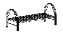 Metal Bed for Sleep and Relaxation