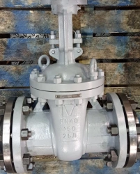 Steel Wedge Gate Valve with Extended Spindle for PN 4.0 MPa DN 150