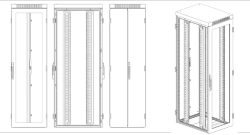 MT Series Telecommunication Cabinets for Network and Equipment Mounting