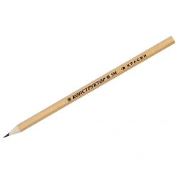 Hexagonal Graphite Pencil Krasin "Constructor" 5M (5B), Pre-Sharpened