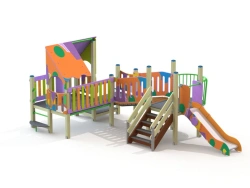 Kids Play Complex with Graffiti Design, Height 700mm, 900mm