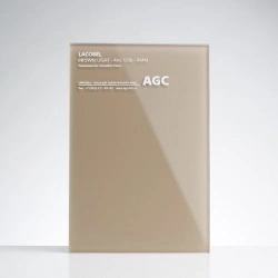 Lacobel Brown Light Coated Glass Sheet, 4mm Thick