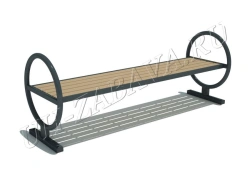 Katyusha" Light Composite Slat Bench