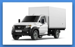 UAZ 236021-025-02 Two-Door Three-Seater Vehicle with Isothermal Van