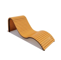 Wooden Chaise Lounge