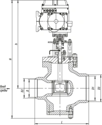 Regulating Valve 6c-12-1-1E for Flow and Pressure Control