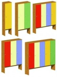 Changing Room Locker Cabinet - Durable and Functional