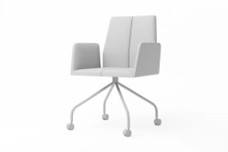 Ergonomic Forum L28 Series Armchair with Wooden Frame - L28-S5-2