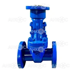 Steel Wedge Gate Valve with Retractable Spindle for Electric Drive DN 150 mm; PN 1.6 MPa