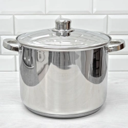 10L Stainless Steel Pot with Triple Bottom - MAYAR