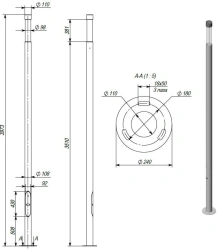 Street Premier Decorative Light 50W ICL NEMA Model DTU-27-AF