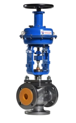 Three-Way Regulating Valve, KR Three-Way; DN 15-100; PN 16