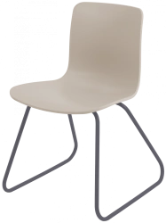Metal Frame Chair with Plastic Seat, Model SP 13, 14, 15