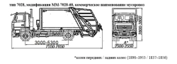 Rear Loading Garbage Truck MM-7028-60 on MAZ Chassis 5N32 4381C0