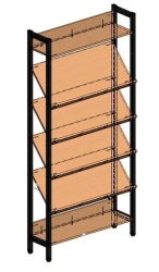 Metal Display Rack with Shelves TV-ADSL-2.35.01