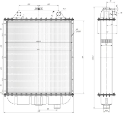 Water Radiator BR-184 1301 100-01 for Engine Cooling