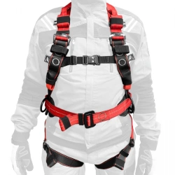 Safety Harness with Integrated Belt for Retention and Positioning, Model "Synthesis", Article STm3