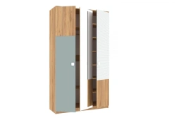 Modern Type 1 LD.520170.000 Three-Door Wardrobe (Golden Oak)