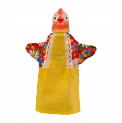 Hand Puppet Chicken for Storytelling and Play