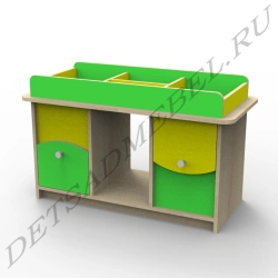 Two-Sided Didactic Display Rack for Educational Materials