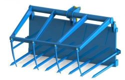 Universal Agricultural Fork Attachment for Loader PKU-0.8: Forks PKU-0.8-12